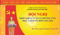 Hội nghị trực tuyến triển khai tuần lễ học tập suốt đời năm 2021