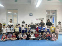 Tết Hàn Thực của cô và cháu Trường Mầm non Kim Thư