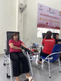 Phong trào hiến máu tình nguyện - Trường Mầm non Kim Thư