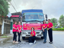 Ấm áp tình đồng bào sau cơn bão số 11 - Trường Mầm non Kim Thư đã tham gia ủng hộ đồng bào xã Văn Hán tỉnh Thái Nguyên