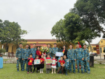 Trường Mầm non Kim Thư - Thăm quan Doanh trại quân đội - Đại đội 26 thuộc Trung đoàn 218 Thanh Oai