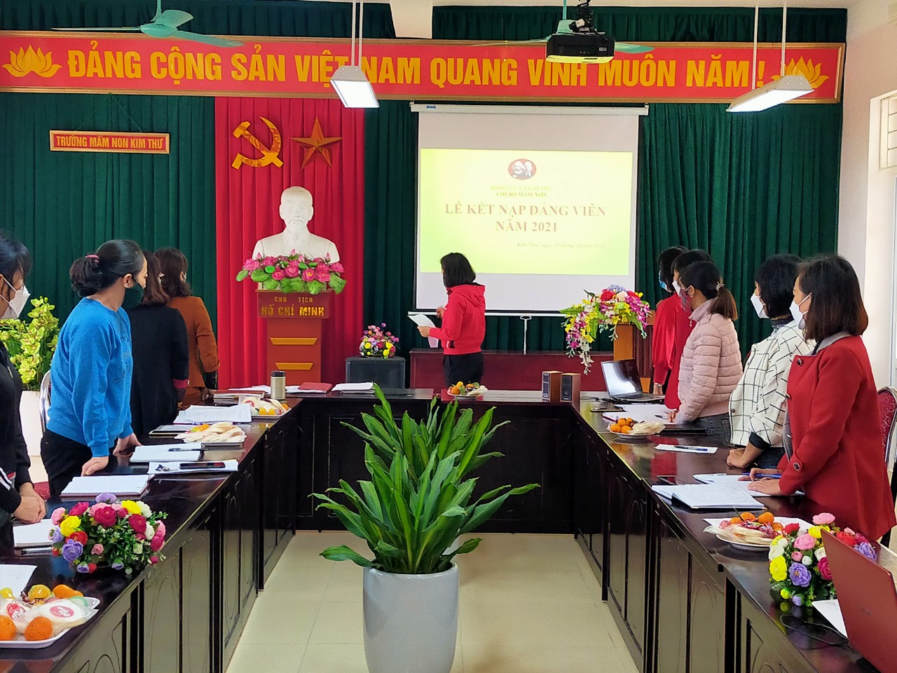 Tào Huệ đọc lời tuyên thệ