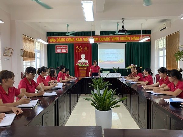 Trường MN Kim Thư Hưởng ứng tuần lễ học tập suốt đời