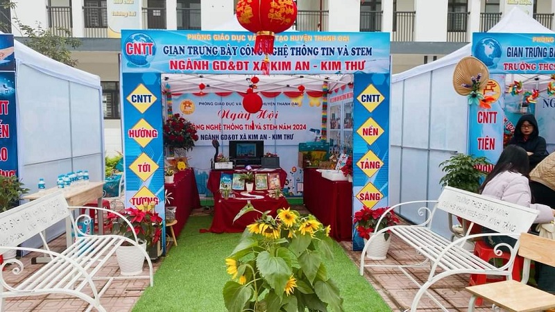 Trường Mầm non Kim Thư tham gia Ngày hội Công nghệ thông tin năm 2024