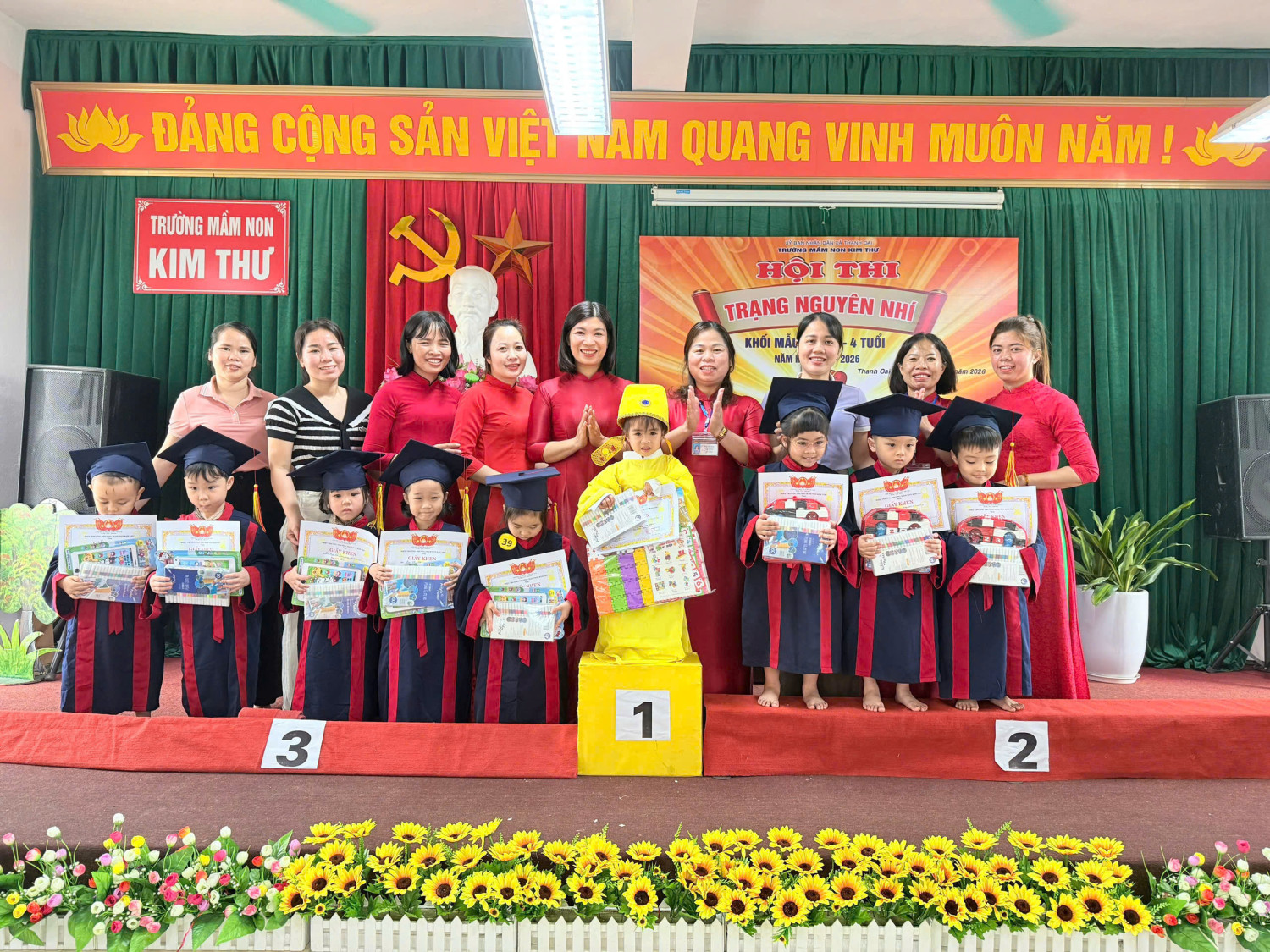 HỘI THI TRẠNG NGUYÊN NHÍ -  Năm học 2025-2026  Trường Mầm non Kim Thư